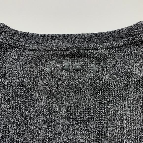 UNDER ARMOUR Gray Black Short Sleeve Athletic Top Small - Picture 7 of 8